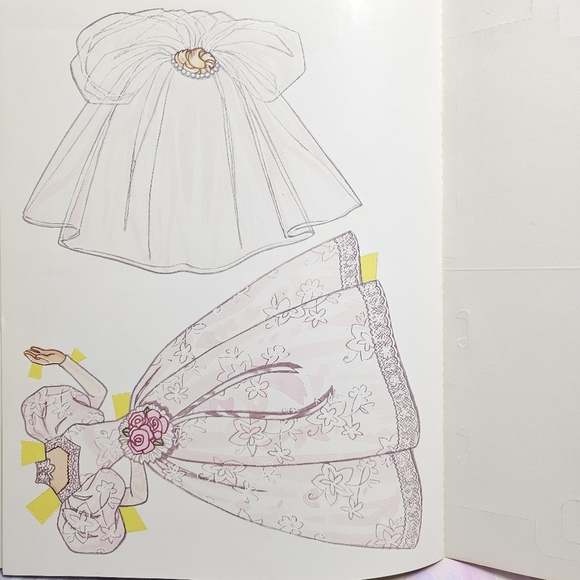 NEW Vintage 1993 Barbie Golden Paperdoll book Precut Fashions 1 Doll - Picture 8 of 10